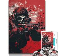 Puzzles pour Adultes et Adolescents, Puzzles Forces spéciales, Jouets de Divertissement Familial avec Affiche et fiche de Questions-réponses Assorties (38x26cm)