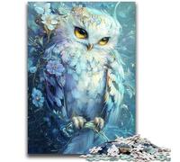 Puzzles pour Adultes et Adolescents, Puzzles, Hibou mystérieux, Jouets éducatifs, Anti-Stress, décoration d'intérieur Unique et Cadeaux 50x75cm
