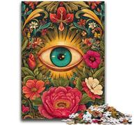 Puzzles pour Adultes et Adolescents, Puzzles Jungle Eyes, défi d'intelligence cérébrale, Jouets addictifs, Cadeau Amusant pour Les 14 Ans et Plus, 50x75cm