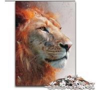 Puzzles pour Adultes et Adolescents, Puzzles Lion, Jouets éducatifs, Jeux Anti-Stress, décoration Murale (Taille 26x38cm)