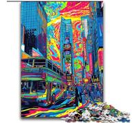 Puzzles pour Adultes et Adolescents, Puzzles New York Cityscape, Jeu Stimulant, Jouets, Cadeaux pour Toute la Famille, à partir de 14 Ans, 70x100cm
