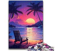 Puzzles pour Adultes et Adolescents, Puzzles Nocturnes d'été pour Adultes, Jeu Stimulant pour Toute la Famille, Cadeaux pour Hommes (50x75cm)
