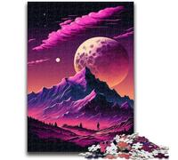 Puzzles pour Adultes et Adolescents Puzzles Paysage de Montagne pour et à partir de 14 Ans Jouets de Jeu Car il est idéal comme Cadeau pour Toute la Famille 50x75cm