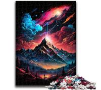 Puzzles pour Adultes et Adolescents Puzzles Pic de Montagne Mystique pour et à partir de 14 Ans Jouets de Jeu Car il est idéal comme Cadeau pour Toute la Famille 50x75cm