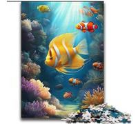 Puzzles pour Adultes et Adolescents, Puzzles, Poissons sous-Marins, défi d'intelligence cérébrale, Jouets addictifs, Cadeau Amusant pour Les 14 Ans et Plus, 70x100cm