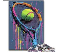 Puzzles pour Adultes et Adolescents Puzzles Puzzle Tennis Peinture à l'huile Jeu de Quiz Idéal comme Cadeau pour Toute la Famille 70x100cm