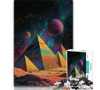 Puzzles pour Adultes et Adolescents, Puzzles Pyramides égyptiennes, Jeux éducatifs, décoration d'intérieur, Cadeau d'anniversaire, Cadeaux, Art Mural (75x50cm)