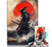 Puzzles pour Adultes et Adolescents, Puzzles samouraï Japonais, Jouets éducatifs, Anti-Stress, renforce l'amour Entre Couples (75x50cm)