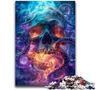 Puzzles pour Adultes et Adolescents, Puzzles, Squelette, Pieuvre, Jouets éducatifs, Jeux familiaux, renforce l'amour Entre Couples, 50x75cm