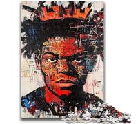 Puzzles pour Adultes et Adolescents, Puzzles Style Basquiat, Couronne, Jeu Stimulant pour Toute la Famille, pour Femmes, Cadeaux pour Hommes, 26x38cm