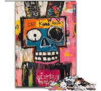 Puzzles pour Adultes et Adolescents, Puzzles Style Basquiat, tête de Mort, Jouets éducatifs, Jeux Anti-Stress, décoration Murale (Taille 50x75cm)