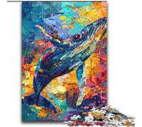 Puzzles pour Adultes et Adolescents Puzzles sur Les Baleines à Bosse pour Toute la Famille 70x100cm