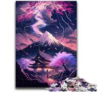 Puzzles pour Adultes et Adolescents, Puzzles, Temple Japonais, Jouets éducatifs, Jeux familiaux, renforce l'amour Entre Couples, 50x75cm