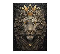Puzzles pour Adultes Et Adolescents Regal Tiger Majesty -1 Puzzles pour Adultes, Jeu Familial Difficile, Défi Idéal comme Cadeau 38x26cm/1000pcs