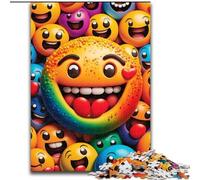 Puzzles pour Adultes et Adolescents Smiley Face, Chaque pièce est Unique - Jeu Familial Stimulant et Amusant pour Les 14 Ans (Taille 26x38cm)