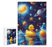 Puzzles pour Adultes Et Adolescents Space Duck Goose 3 Puzzle, Jouet, Décoration Murale, Art Mural, Cadeaux d'anniversaire Et Cadeaux Uniques 1000 PCS