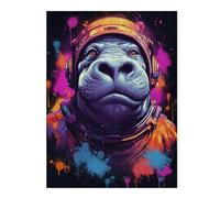 Puzzles pour Adultes Et Adolescents Space Monkey Adventure Jeu De Puzzle Manuel - Défi Difficile - Interaction Parent-Enfant 1000pcs(52x38cm)