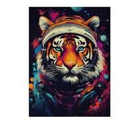 Puzzles pour Adultes Et Adolescents Space Tiger Adventure Jeu De Puzzle Manuel - Défi Difficile - Interaction Parent-Enfant 1000pcs(52x38cm)