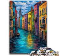 Puzzles pour Adultes et Adolescents Venise, Italie Jouet éducatif intellectuel décompressant Superbes Cadeaux et Jouets 26x38cm