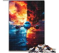 Puzzles pour Adultes et Adolescents Voiture de Sport de Glace et de feu, adapté aux Personnes de 14 Ans et Plus Jeux éducatifs Cadeaux du Père Noël Secret (Taille 26x38cm)