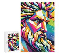 Puzzles pour Adultes Et Adolescents Zeus WPAP Pop Art Puzzles pour Adolescents, Jeu Familial, Vacances À La Maison, Passe-Temps, Interaction Parent-Enfant 1000 PCS