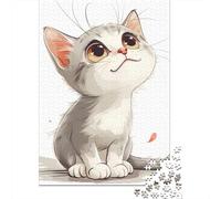 Puzzles pour Adultes et British Shorthair - Puzzles de 1000 pièces en Bois pour Adultes et Adolescents (18+) - Idée Cadeau Parfaite - 1000 pièces (75 x 50 cm)