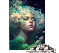 Puzzles pour Adultes et Enfants 1000 pièces pour Adultes Puzzles Difficiles Beauty Girl Carton de qualité supérieure pour Adultes et Enfants de 10 Ans et Plus Jouet de défi (26 x 38 cm)