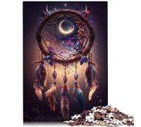 Puzzles pour Adultes et Enfants, Attrape-rêves Danse, Puzzle en Carton, Jeu de Puzzle Familial, Cadeaux d'anniversaire 26x38cm