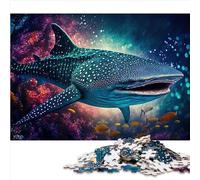 Puzzles pour Adultes et Enfants - Requins et Baleines - 1000 Pièces en Bois - à partir de 12 Ans - Activités Familiales - Taille 50x75 cm