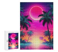 Puzzles pour Adultes Ethereal Synthwave Horizon Puzzle pour Adultes - Jouets Anti-Stress - Une Œuvre d'art - Difficile Et Stimulant 300 PCS
