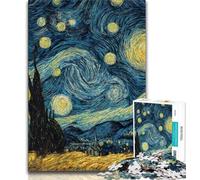 Puzzles pour Adultes Étourneaux sous Le Ciel Nocturne 1 000 pièces Jouet éducatif et décompressant idéal pour Un Anniversaire ou comme Cadeau (26x38cm)