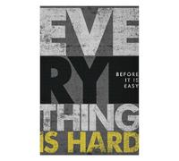 Puzzles pour Adultes Everything is Hard Jeu De Puzzle Et Casse-tête pour Adultes, Cadeau d'anniversaire Idéal 1000pcs(75x50cm)