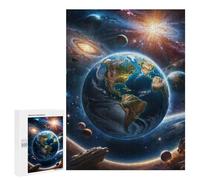 Puzzles pour Adultes Explore Our Amazing Planet Earth Puzzles pour Adolescents : Améliorent La Mémoire. Chaque Pièce Est Unique - Jouets Et Jeux Éducatifs 500 PCS