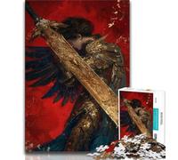 Puzzles pour Adultes Fantasy Angel Knight 1000 pièces pour Adultes, Anti-Stress Staycation Kill Time Décoration d'intérieur Jouets (Taille 38x26cm)