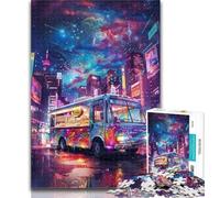 Puzzles pour Adultes Fantasy City Streets 1000 pièces Puzzles pour Adultes Cadeaux, Jeu éducatif Défi Jouet pour Femmes et Hommes 50x75cm