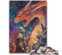 Puzzles pour Adultes Fantasy Dragon 1000 pièces, stimulent Le Cerveau, stimulent la Patience, Jouets addictifs, décoration Parfaite 26x38cm