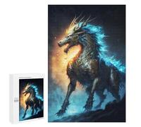 Puzzles pour Adultes Fantasy Dragon Artwork -10 Puzzle pour Adolescents Améliore La Mémoire Difficile Et Stimulant Idéal comme Cadeau 1000 PCS