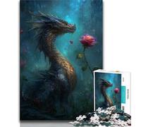 Puzzles pour Adultes Fantasy Flying Dragon 1000 pièces, Jouets éducatifs et éducatifs, Jeux de Famille, Cadeaux pour Amis et Famille (Taille 38x26cm)