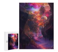 Puzzles pour Adultes Fantasy Galaxy Landscape -5 Puzzle pour Adolescents Améliore La Mémoire Difficile Et Stimulant Idéal comme Cadeau 500 PCS
