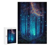 Puzzles pour Adultes Fantasy Magic Lights Puzzles pour Adultes - Décoration Murale - Cadeaux Souvenirs pour Vos Proches 300 PCS
