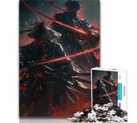 Puzzles pour Adultes Fantasy Ninja Warrior 1000 pièces, Jouets éducatifs et Difficiles à Apprendre, Jeux de Famille, Cadeaux pour Amis et Famille (50x75cm)