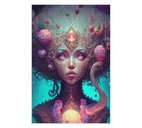 Puzzles pour Adultes Fantasy Queen's Crown Puzzles pour Adultes, Jouets Anti-Stress, Découpe De Précision, pour Les Jeux 75x50cm/1000pcs