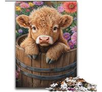 Puzzles pour Adultes Farm Yak pour 14 Ans et Plus Difficile à compléter mais Amusant et Humoristique Superbes Cadeaux et Jouets 70x100cm