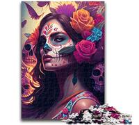 Puzzles pour Adultes Fiesta of Life Aidez Le Cerveau à exercer des Jouets addictifs pour cultiver la Patience Convient aux Couples 50x75cm