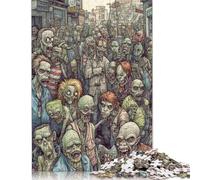 Puzzles pour Adultes Figures Tordues 1000 Pièces Puzzles en Bois pour Adultes et à partir de 18 Ans Jeu Stimulant 1000 pièces (75x50cm)