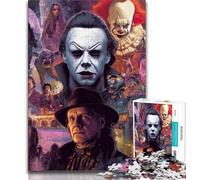 Puzzles pour Adultes, Films d'horreur, 1000 pièces, Puzzles pour Adultes et Adolescents, Jouets éducatifs, Jeux Anti-Stress, Collection d'artistes, Beaux-Arts 75x50cm