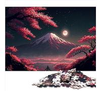Puzzles pour Adultes Fleurs de Cerisier Japonais pour adultesPuzzles de 1000 pièces pour Adultes et Enfants à partir de 12 Ans Puzzles en Carton Grands Cadeaux pour Noël Taille: 26x38cm