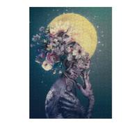 Puzzles pour Adultes Floral Fantasy Surreal Artwork Puzzles Jeux Relaxants Découpe De Précision Cadeaux pour Les Amis Et La Famille 1000pcs(52x38cm)