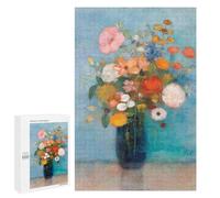 Puzzles pour Adultes Floral Still Life Painting-1 Puzzle pour Adolescents Améliore La Mémoire Difficile Et Stimulant Idéal comme Cadeau 1000 PCS