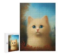 Puzzles pour Adultes Fluffy Kitten Puzzle pour Adultes, Jeu Familial, Défi Difficile, Cadeaux pour Les Amis Et La Famille 500 PCS